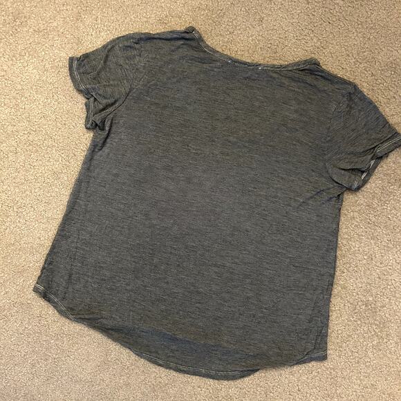 Aritzia Wilfred Free Gray Loungewear Casual Valmere T-shirt Size S - Picture 4 of 7